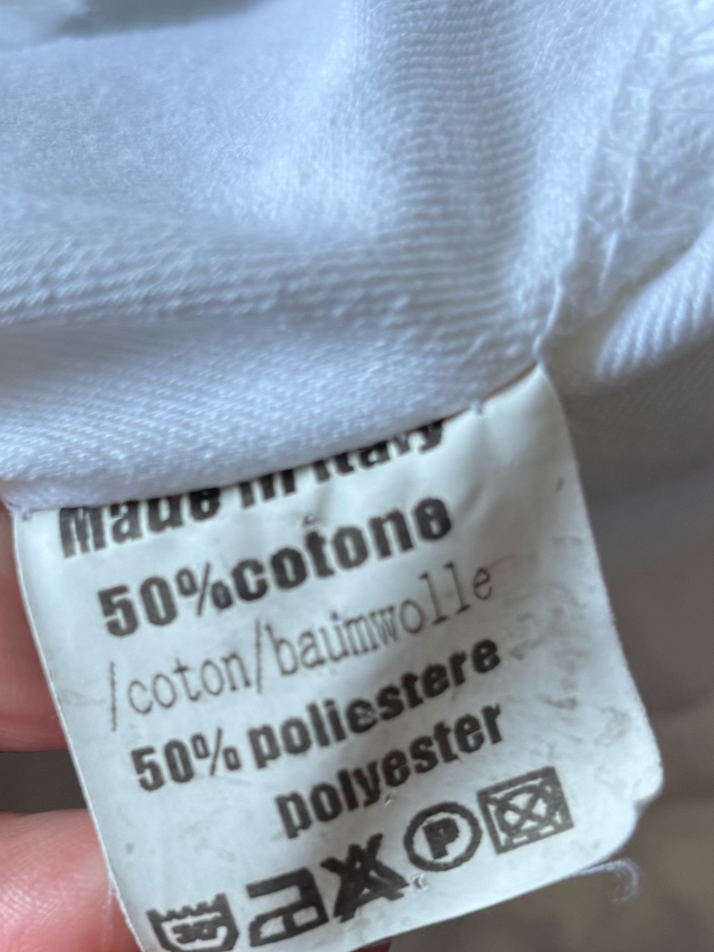 Made in Italy Cherry Blossom Cotton Blend Hooded Jacket White Est L - Picture 4 of 13